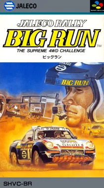 Jaleco Rally Big Run - The Supreme 4WD Challenge (Japan) box cover front